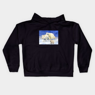 White bears Kids Hoodie